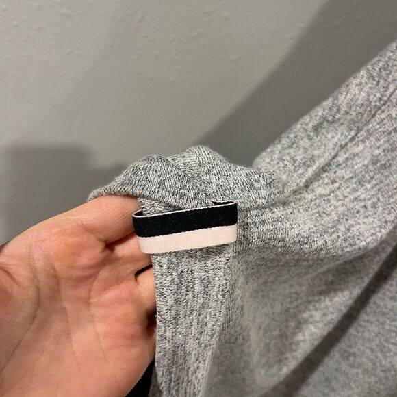 Cacique Plus Size Grey Lace Scoop Neck Short Sleeve Tunic - Picture 3 of 11